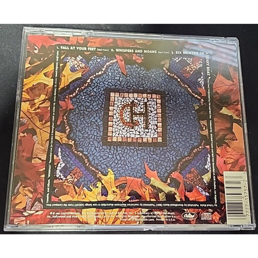 Fall at Your Feet [Single] by Crowded House (CD, Sep-1991, Capitol/EMI Records)