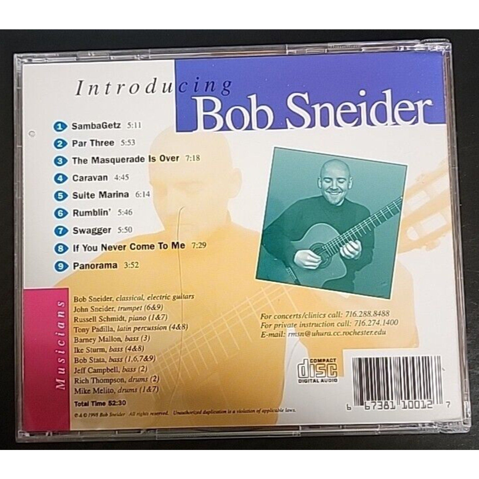 Bob Sneider - Introducing Bob Sneider - CD