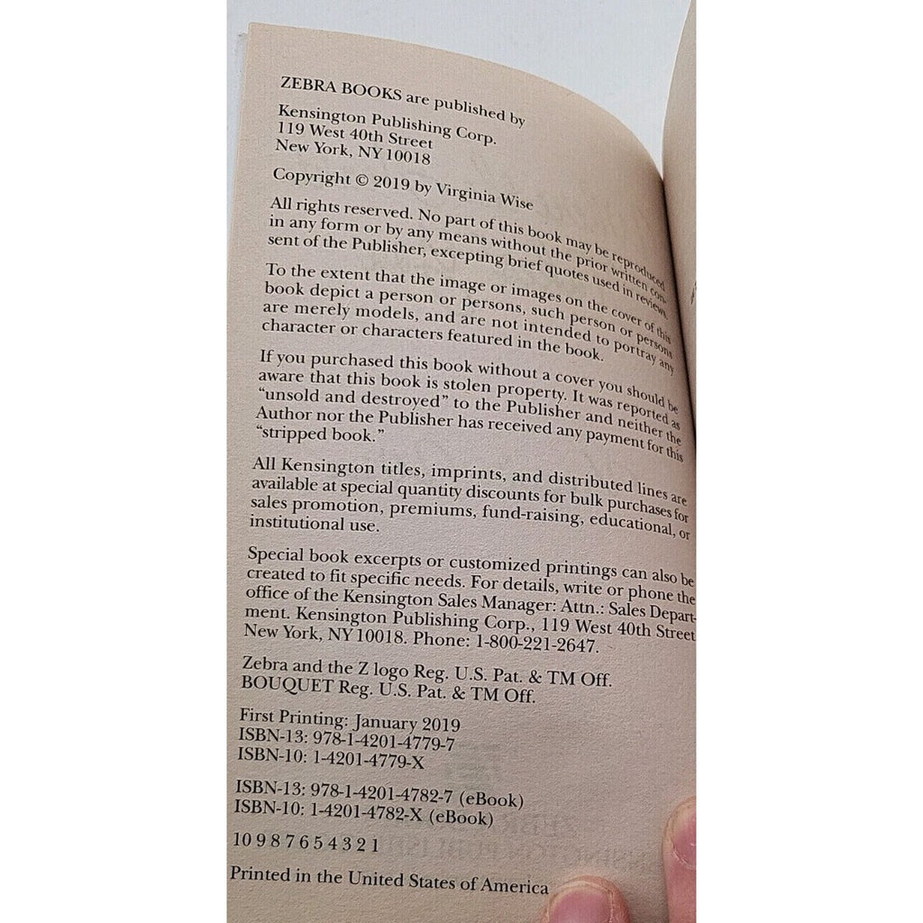 Where the Heart Takes You by Virginia Wise (2018, Mass Market)