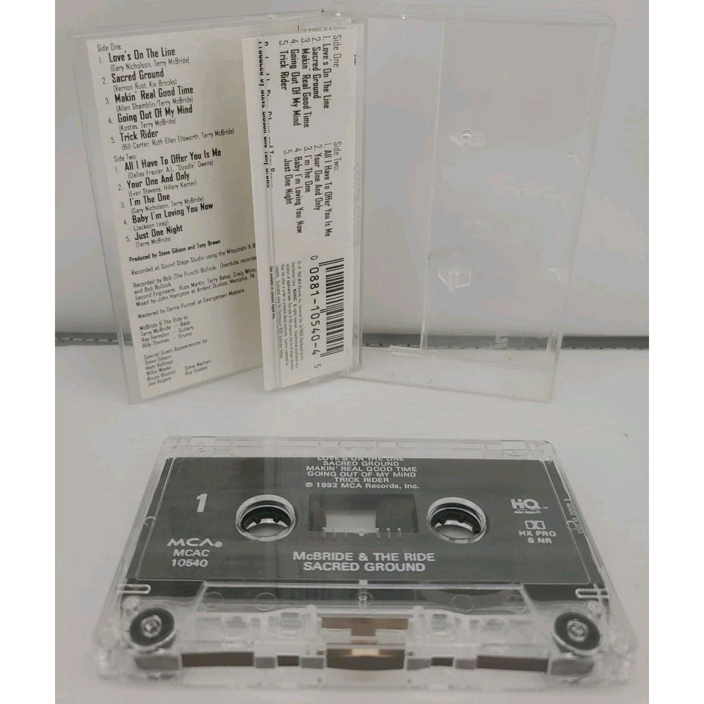Sacred Ground by McBride & the Ride (Cassette, Apr-1992, MCA Nashville)