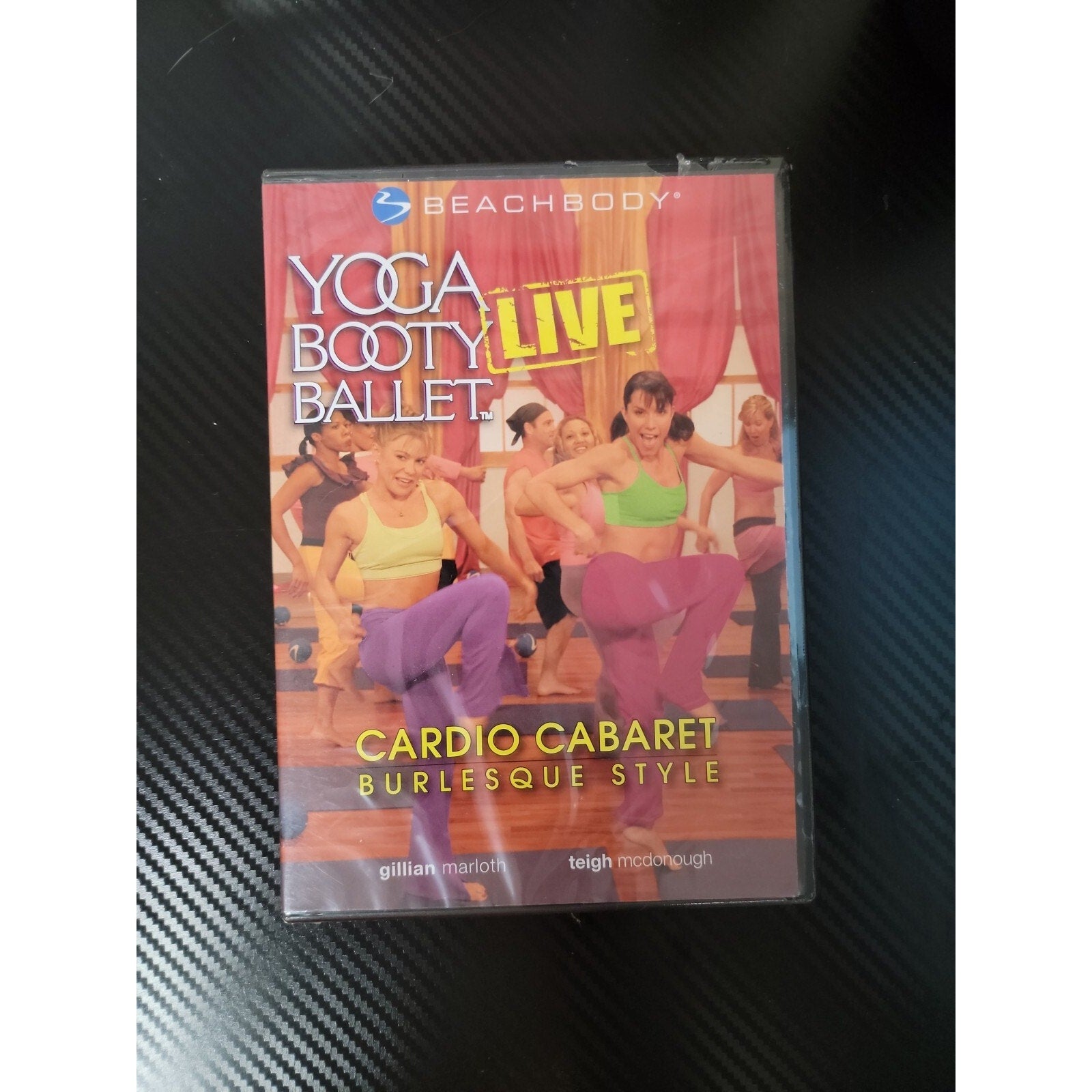 Beachbody Yoga Booty Ballet LIVE Cardio Cabaret Burlesque Style (DVD- 2005)*New*