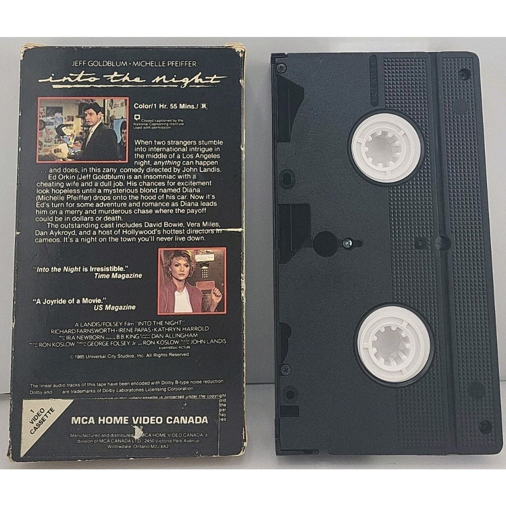 Into the Night (VHS, 1996)