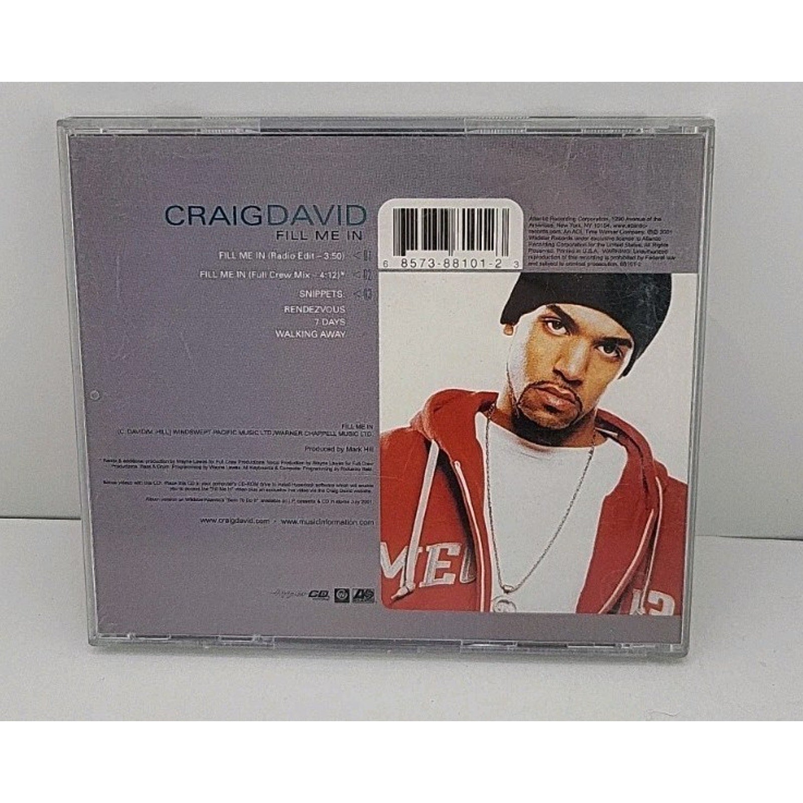 Fill Me In by Craig David CD