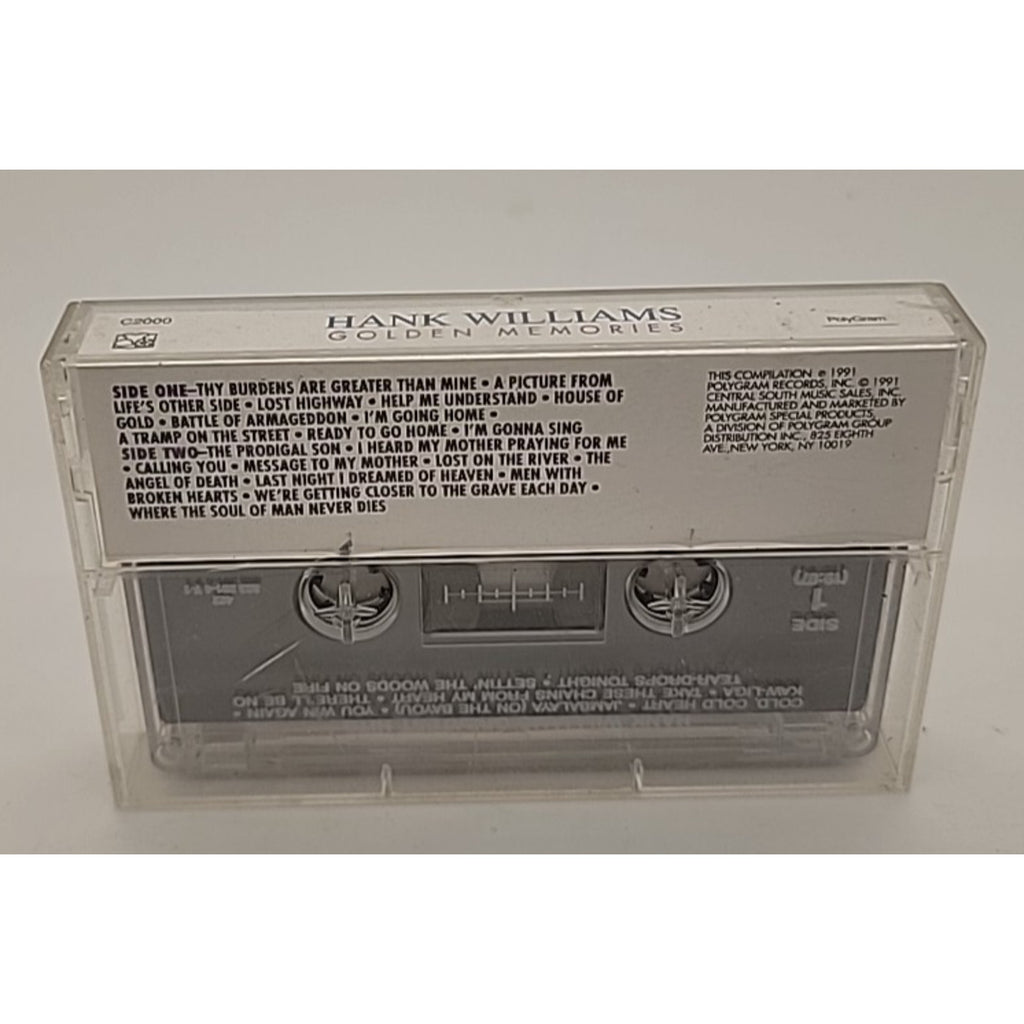 Hank Williams Golden Memories (Cassette) *Brand New*
