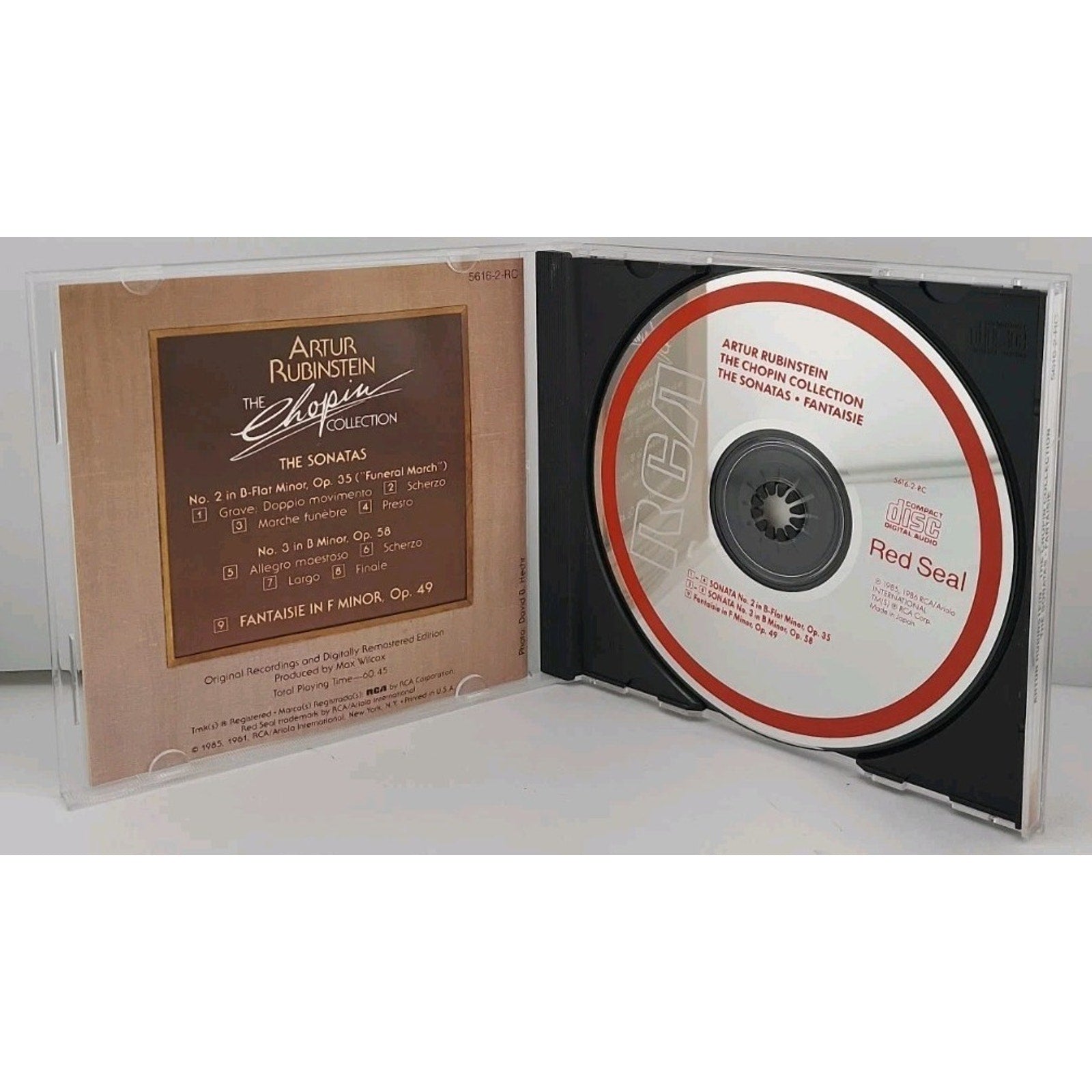 Arthur Rubinstein - The Chopin Sonatas (Fantaisie In F Minor, Op. 49.) CD