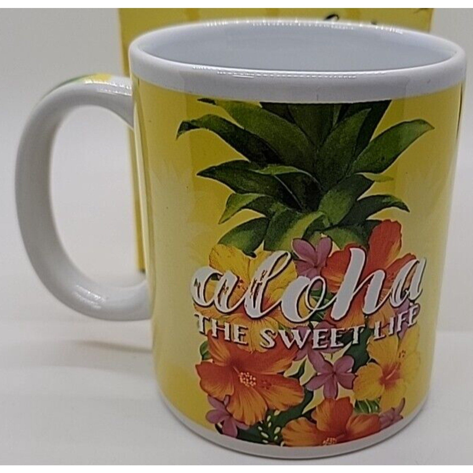 ABC Hawaiian Islands Ceramic Coffee Cup Mug - Aloha The Sweet Life