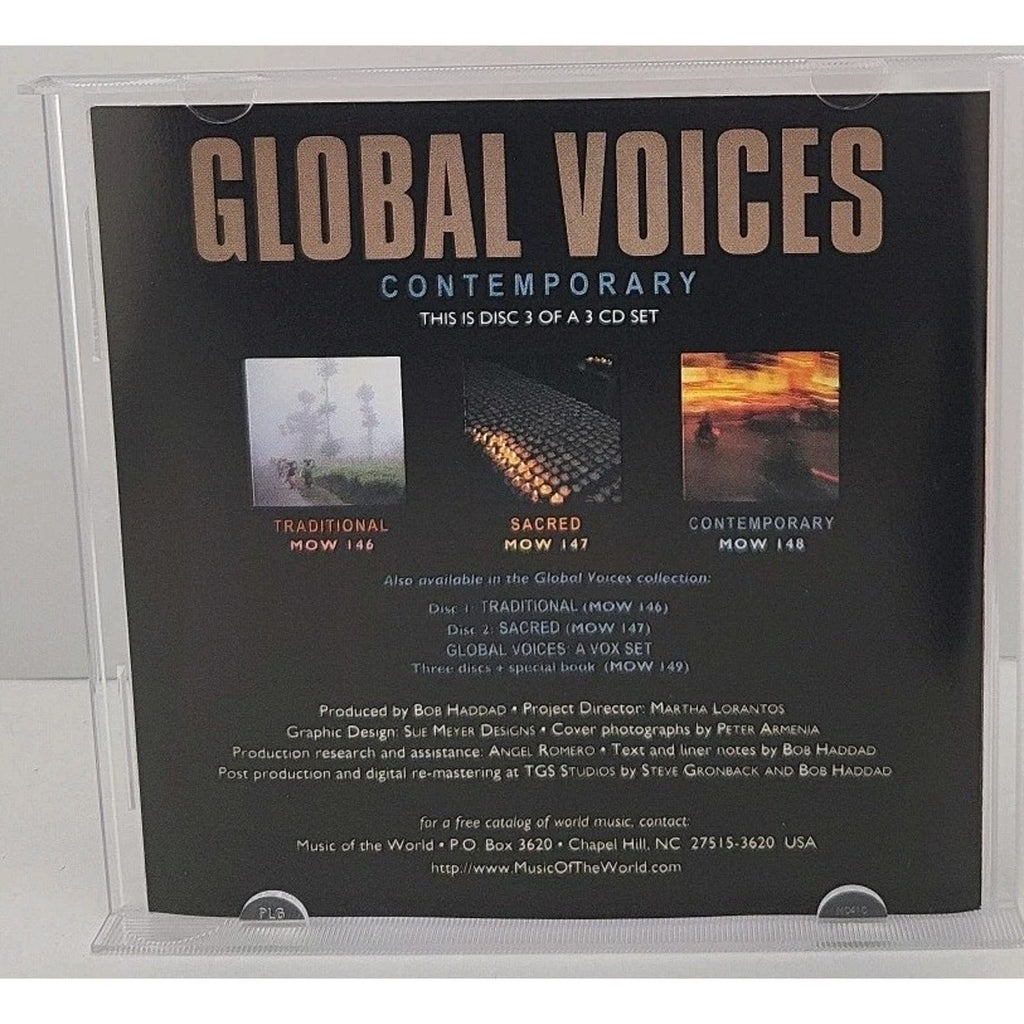 Contemporary Global Voices by Various Artists (CD, Feb-2000, Music Of The World)