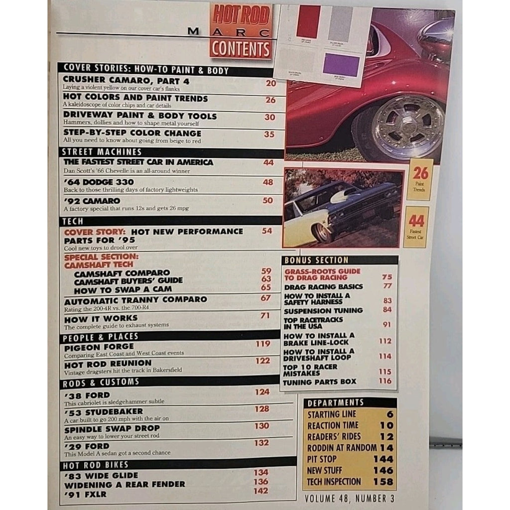 Hot Rod Magazine March 1995