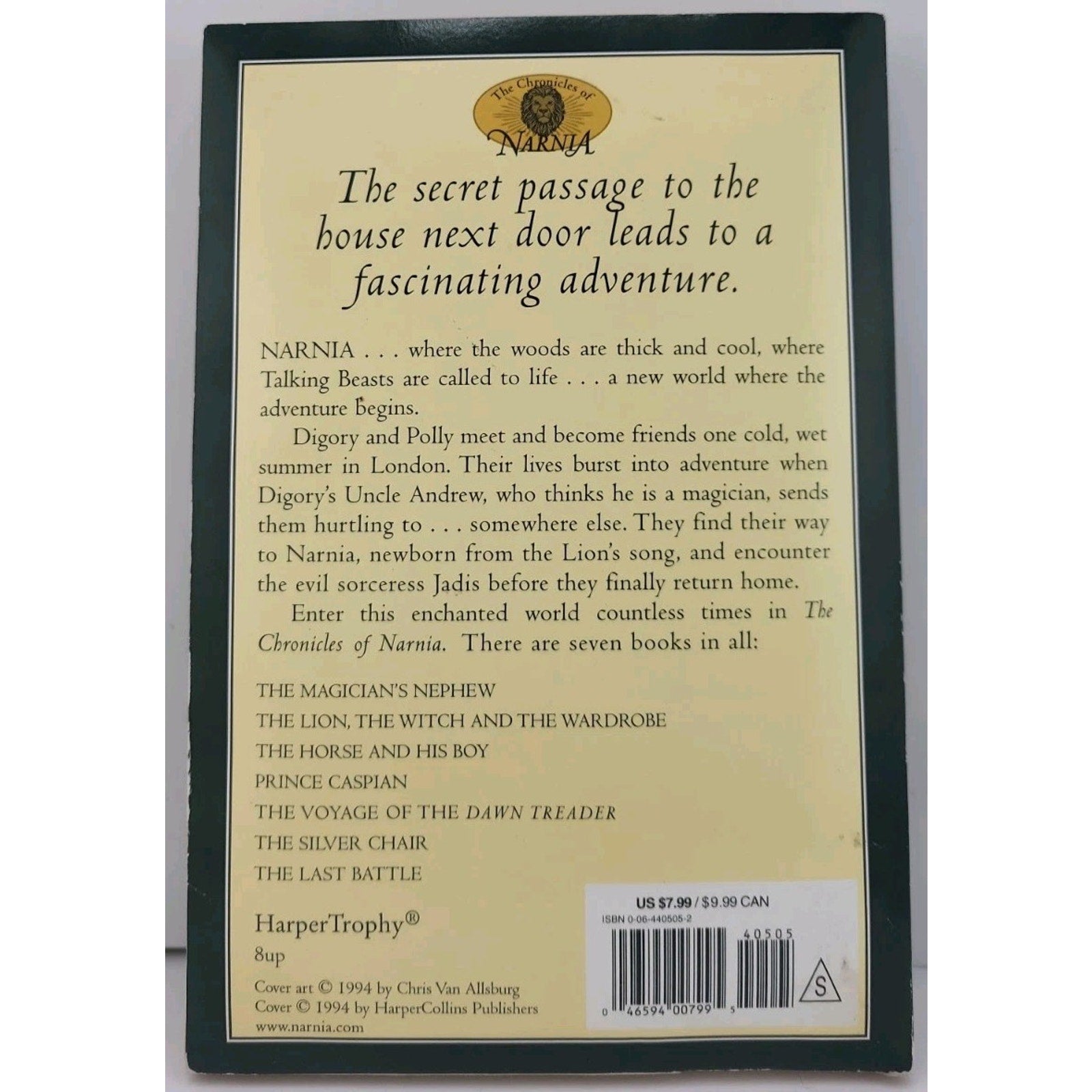 Chronicles of Narnia C. S. Lewis The Magicians Nephew - Paperback