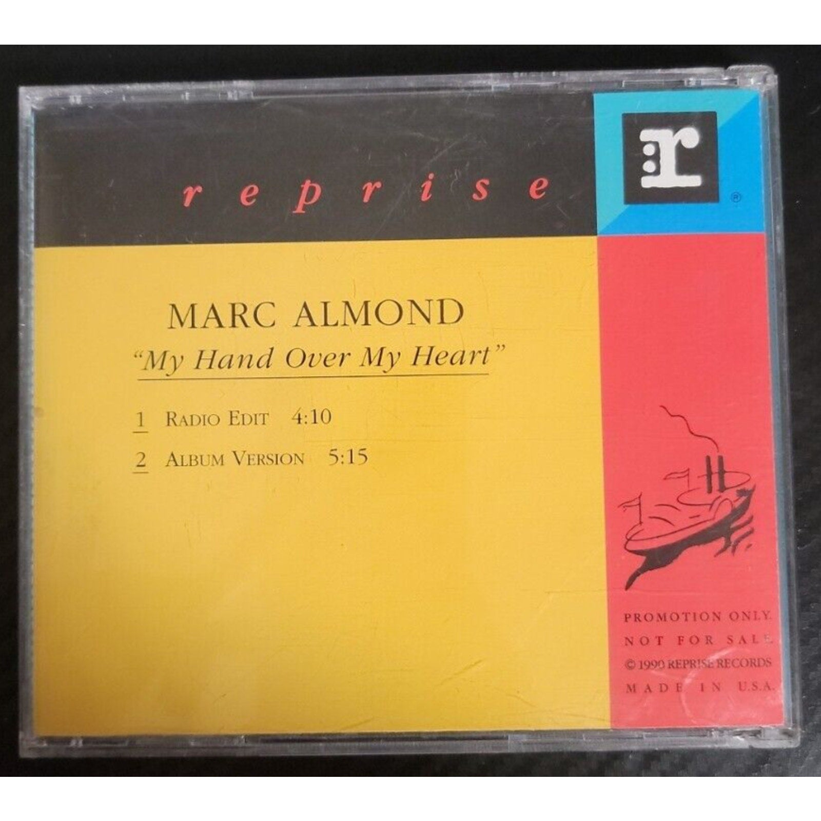 My Hand Over My Heart [Single] by Marc Almond (CD, 1992, Sire)