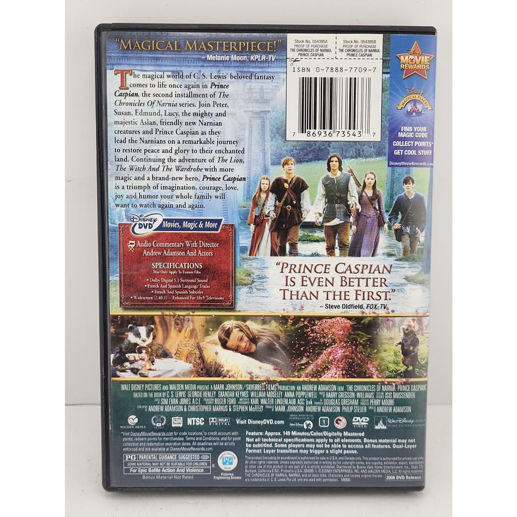 The Chronicles of Narnia: Prince Caspian (DVD, 2008)