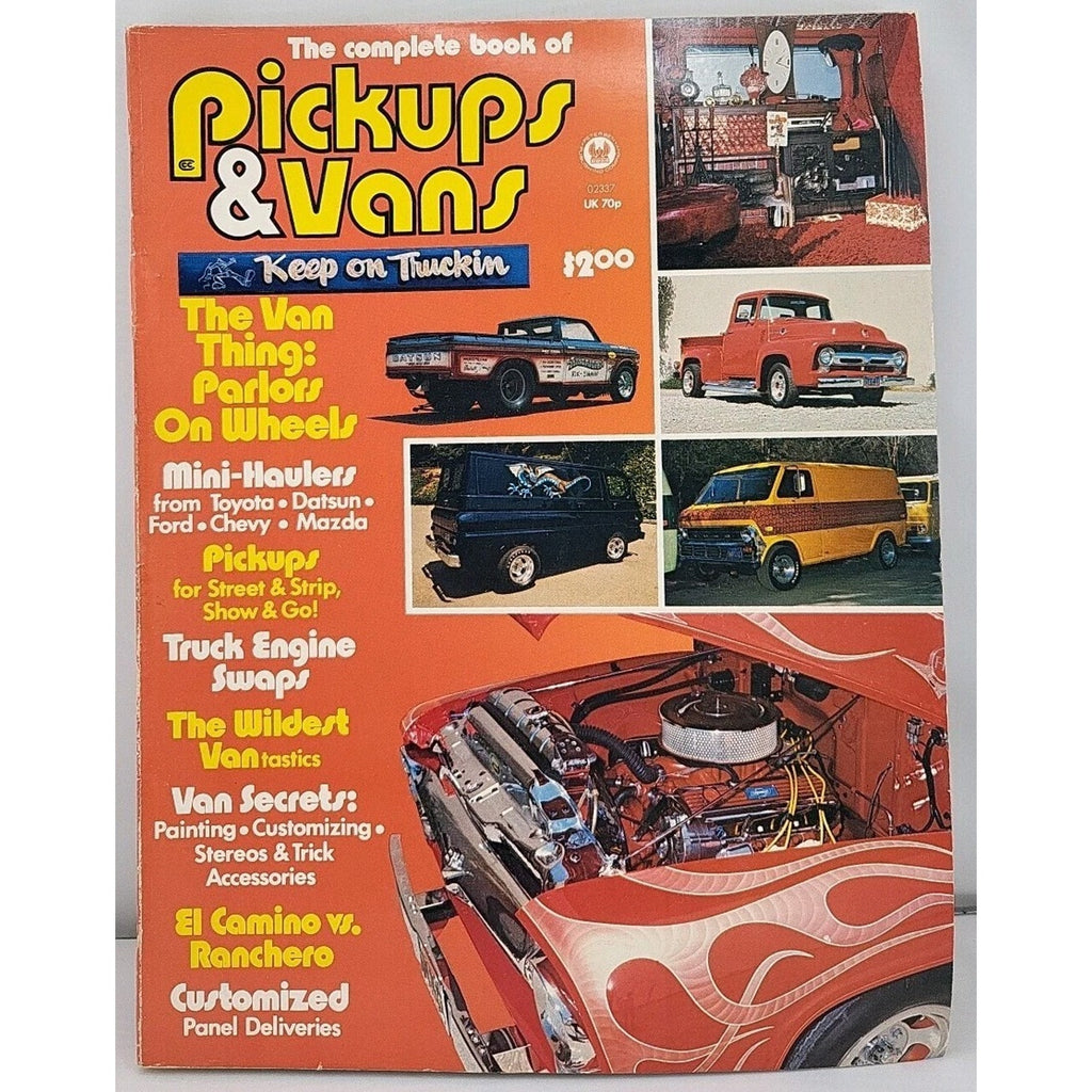 1972 The Complete Book Of Pickups & Vans Magazine