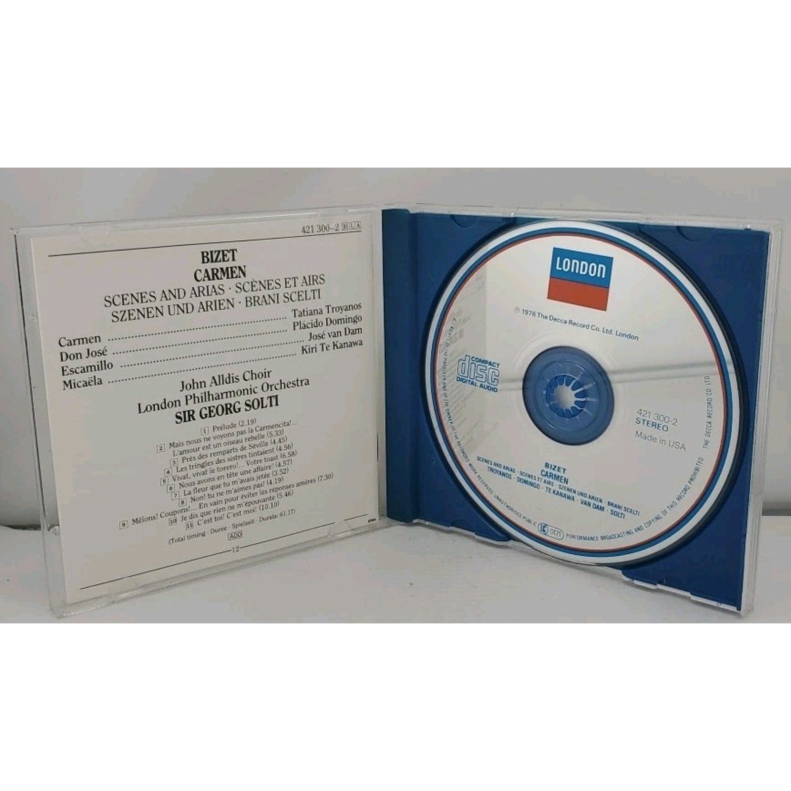 Bizet: Carmen - Scenes and Arias: Troyanos/Domingo/Te Kanawa - Solti - CD