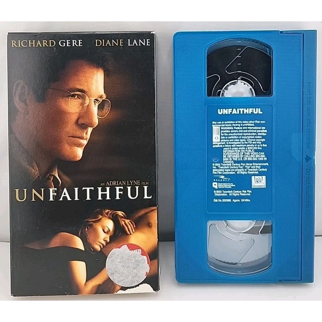 Unfaithful VHS Blue Cassette