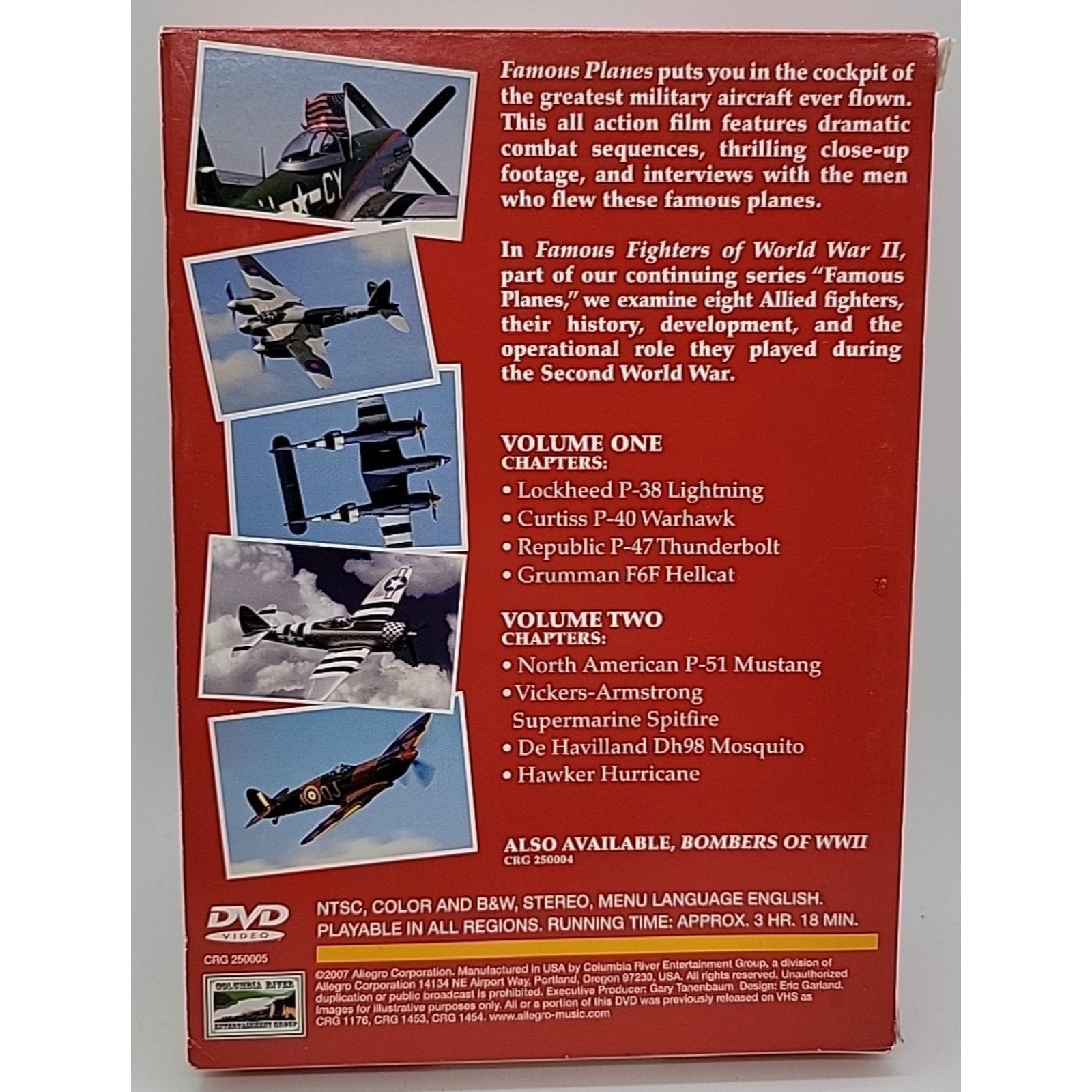 Famous Fighters Of WWII (DVD, 2007, 2-Disc Set)