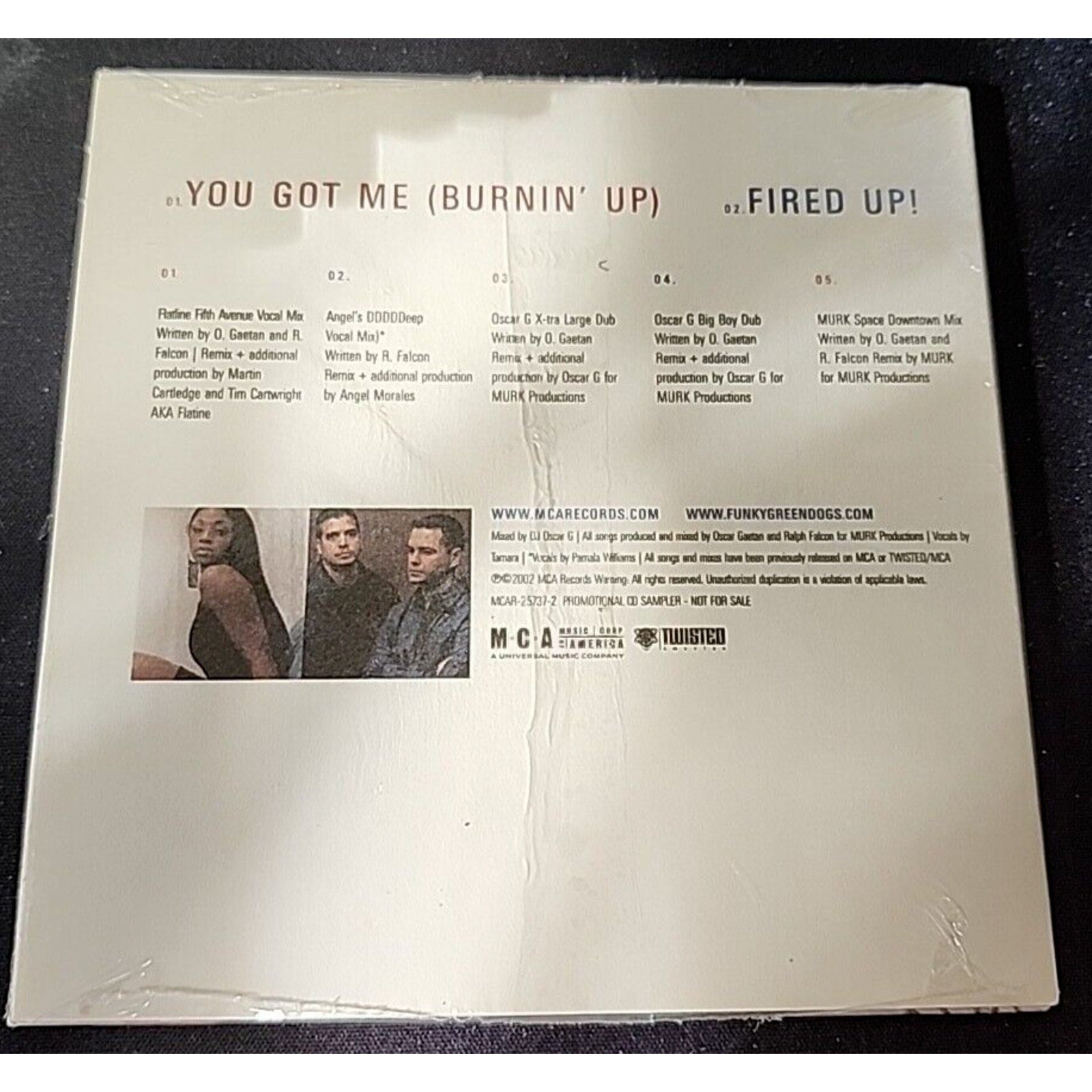 Funky Green Dogs You Got Me Fired Up PROMO (CD)