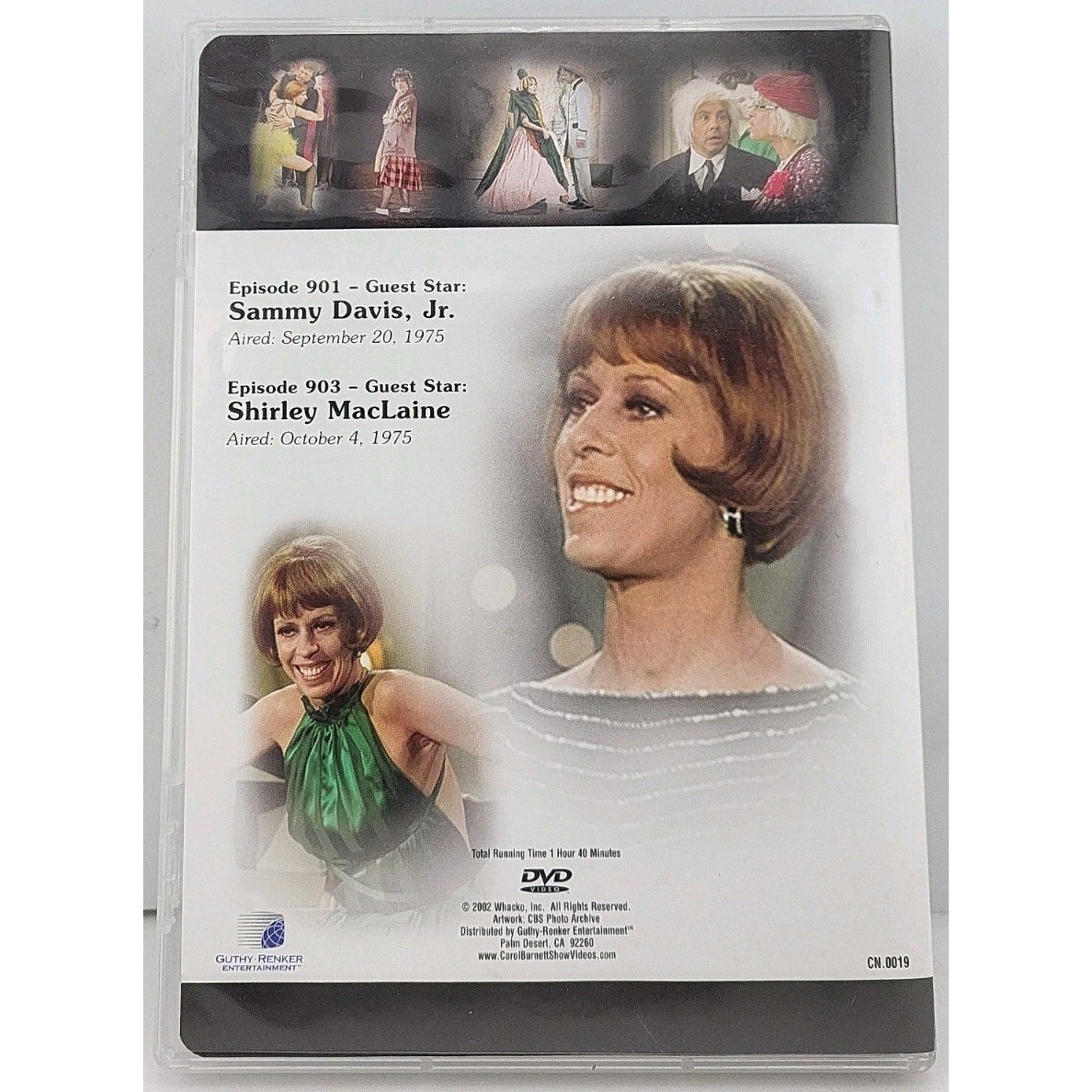 The Carol Burnett Show The Collector's Edition Episode 901 & 903 DVD