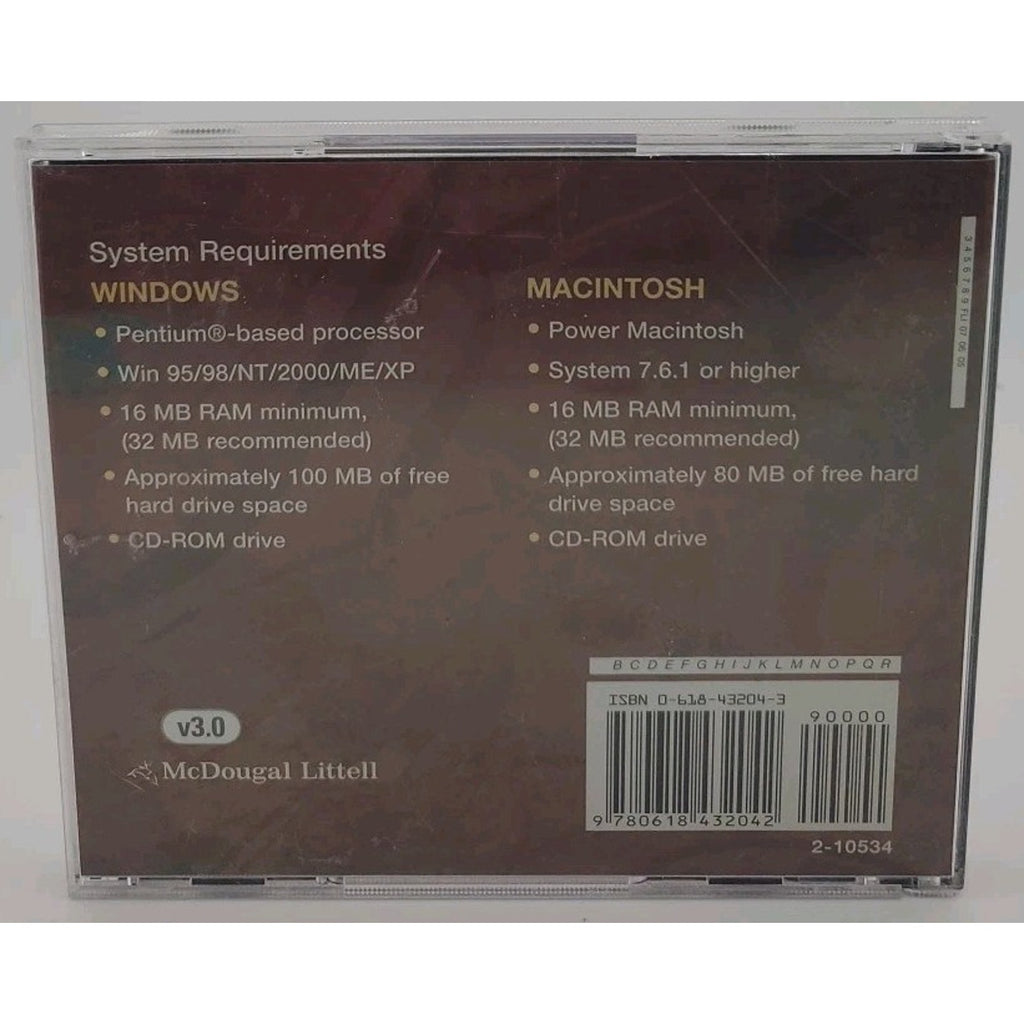 Test Generator The Language of Literature - World Literature CD