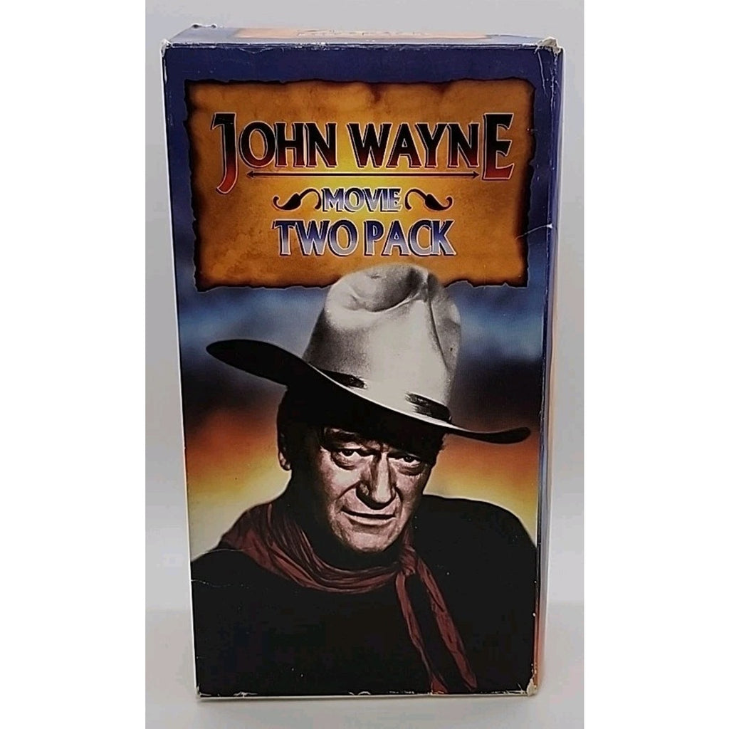 John Wayne Collector Series 2 Pack VHS The Dawn Rider Angel and The Bad Man