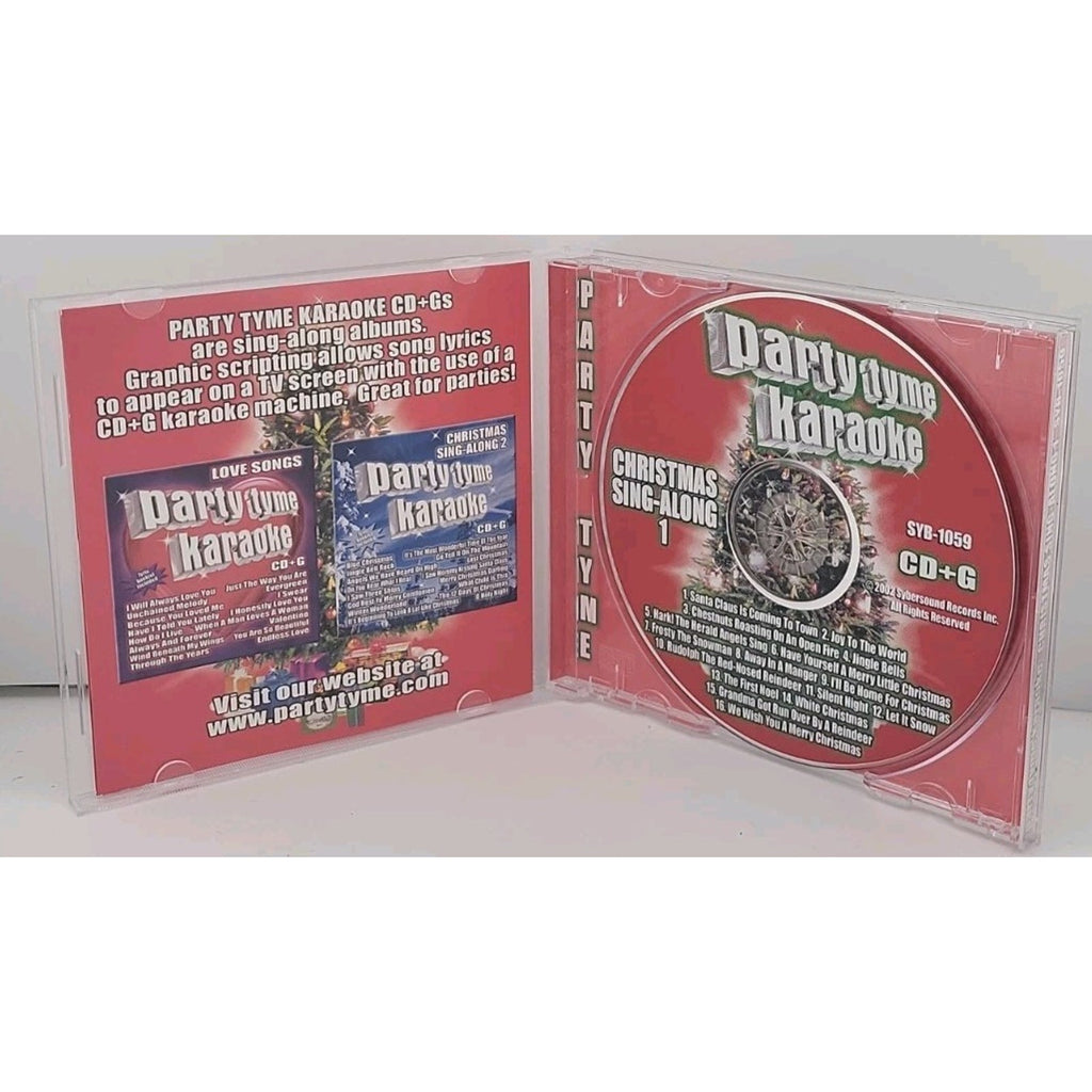 Party Tyme Karaoke: Christmas Sing-A-Long by Sybersound (CD, 2000)