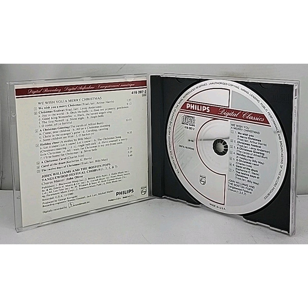 We Wish You a Merry Christmas by John Williams (CD, 1990)