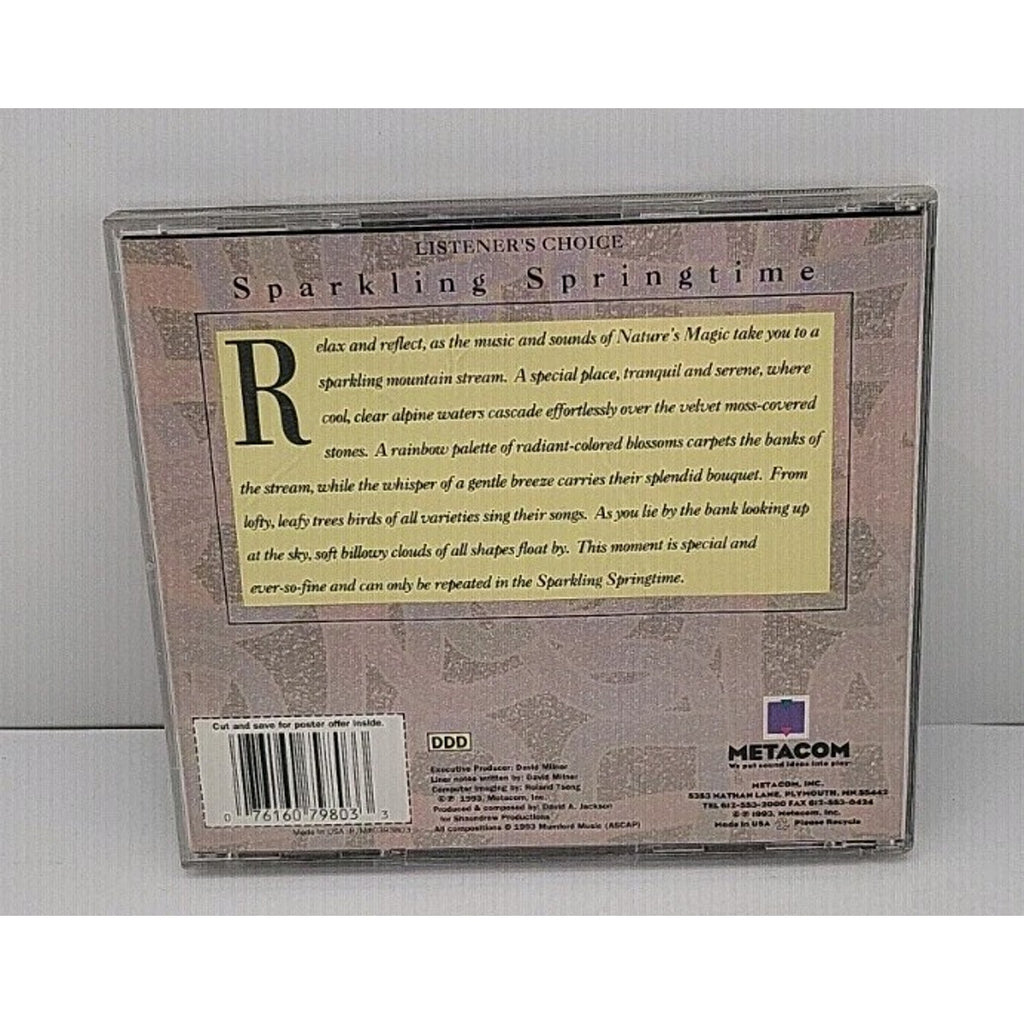 Sparkling Springtime by Nature's Magic (CD, 1993, Metacom)