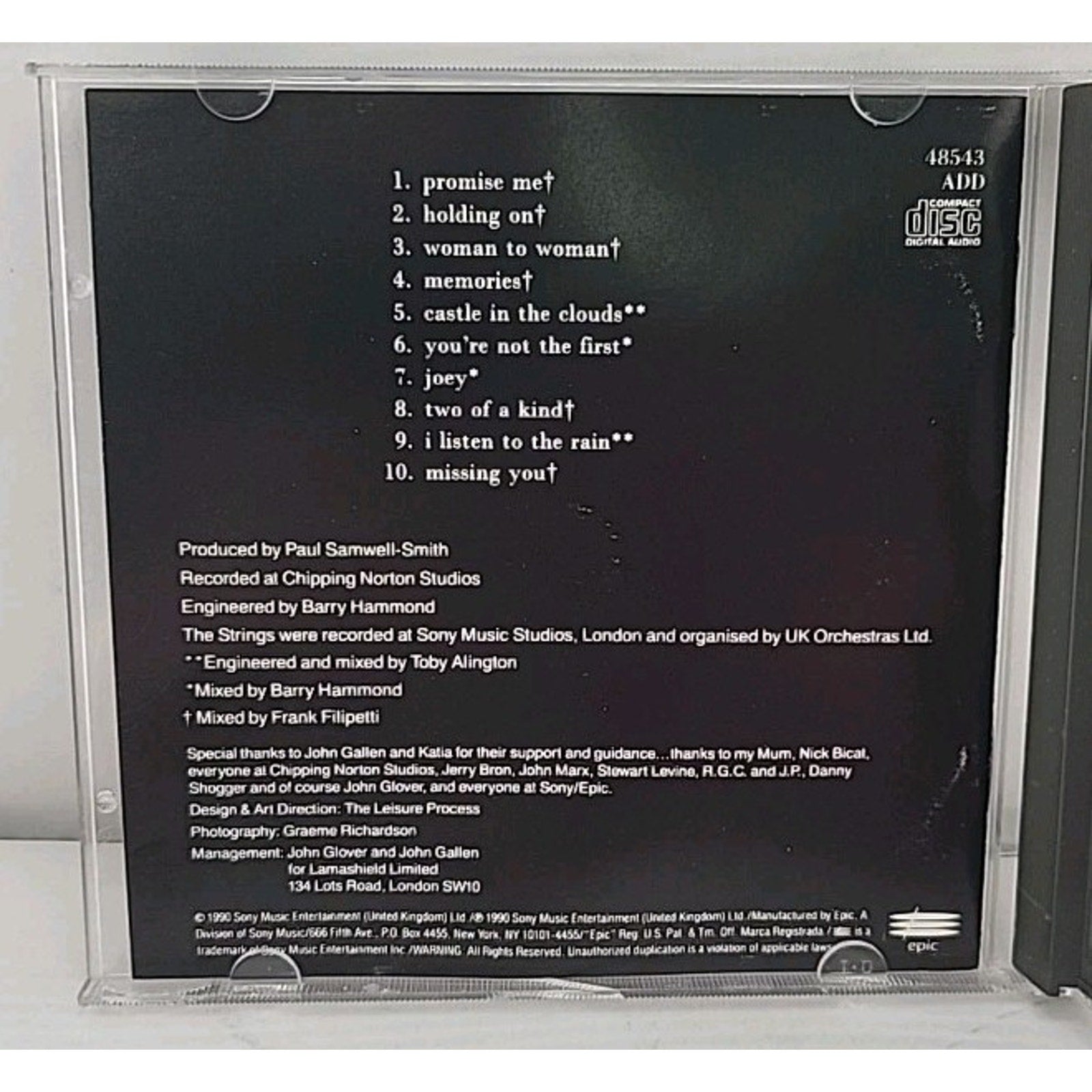 Beverley Craven by Beverley Craven (CD, Oct-1991, Sony Music Distribution (USA))