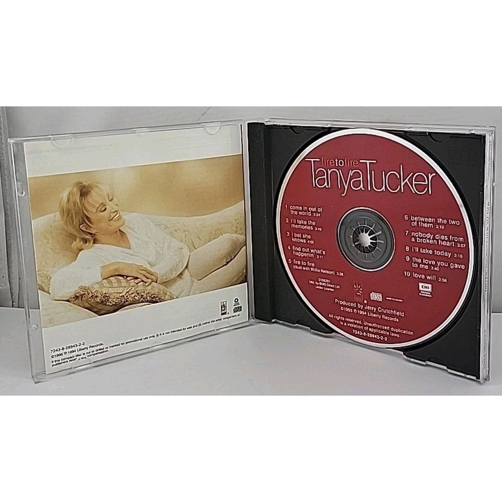 Fire to Fire by Tanya Tucker (CD, 1995)