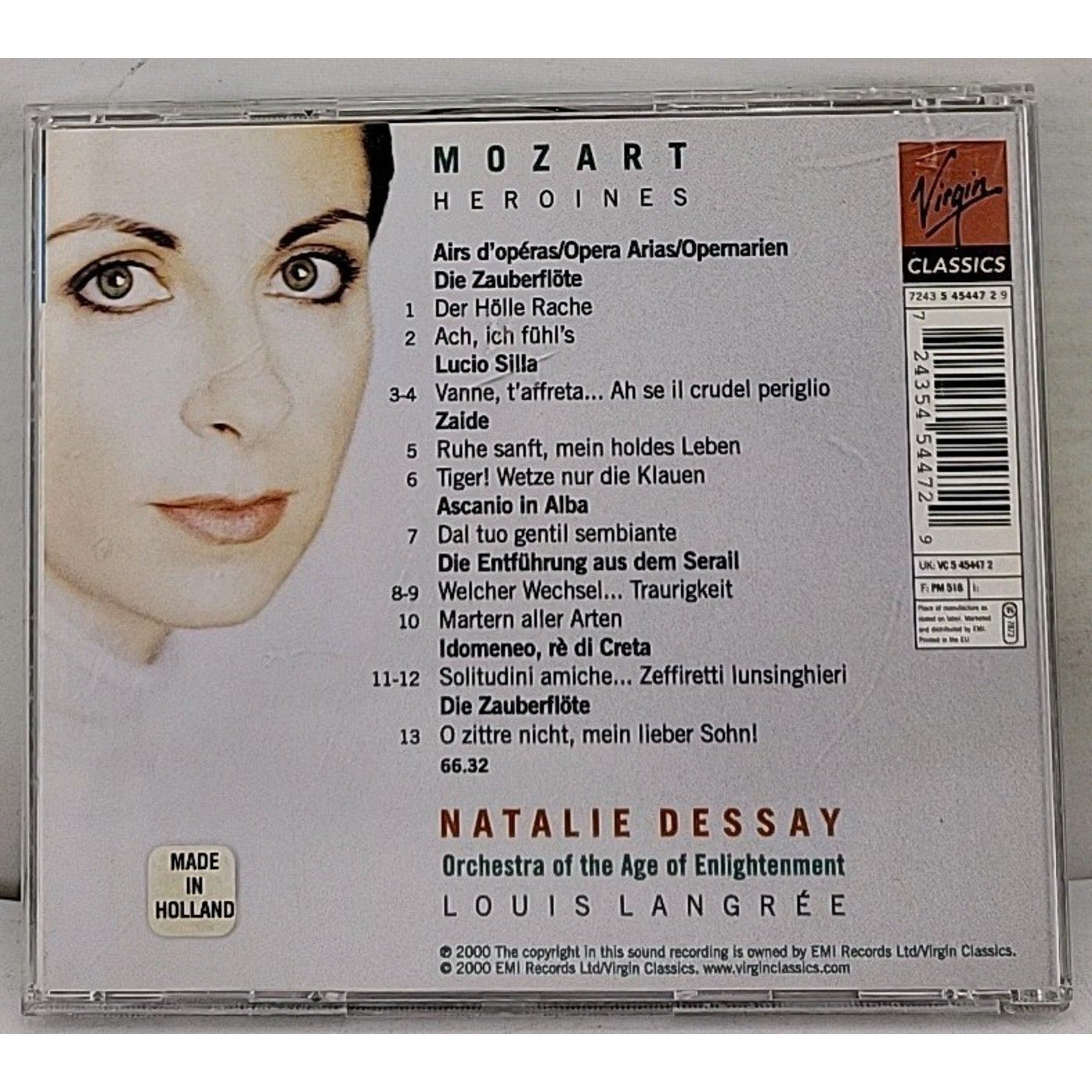 Mozart Heroines by Dessay, Natalie / Mozart / Oae / Langree (CD, 2001)
