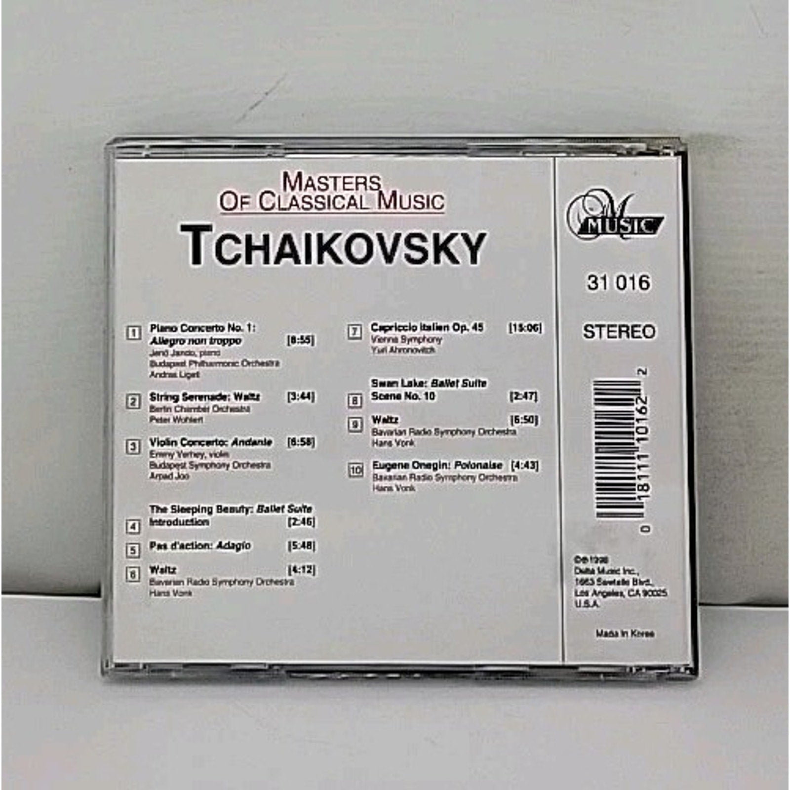 Con Pno 1/Ser Str/Con Vn/& by P.I. Tchaikovsky (CD, 1998)