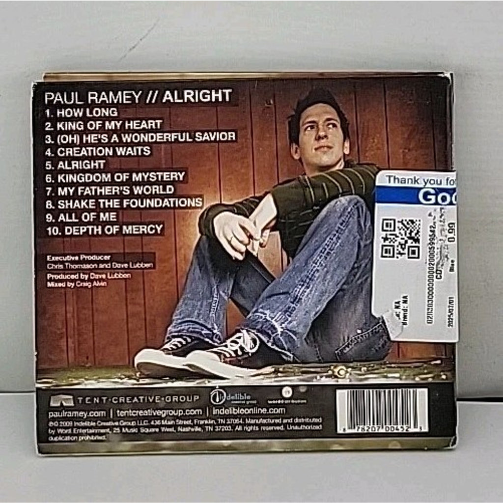 Alright - Paul Ramey - Licensed Reproduction CD
