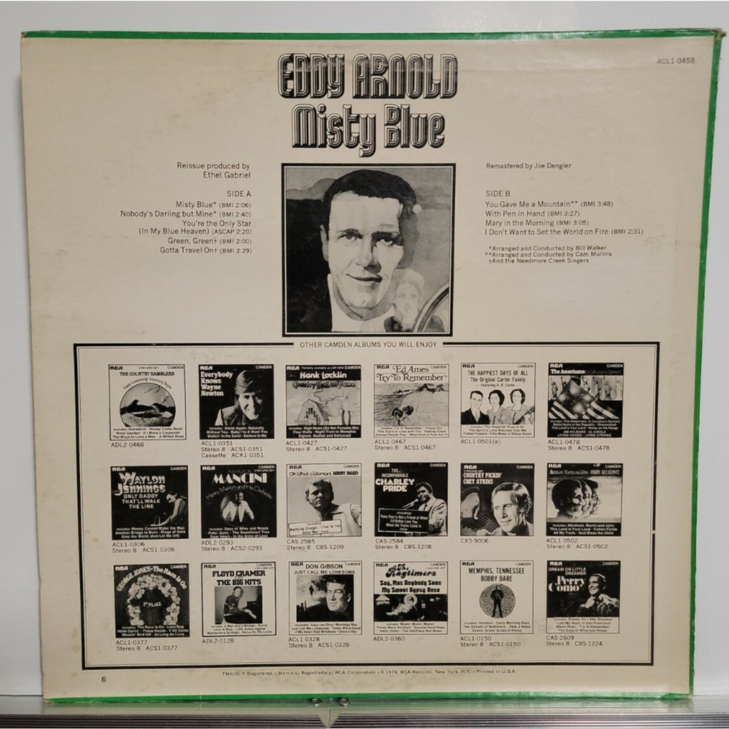 Eddy Arnold ‎– Misty Blue (Vinyl)