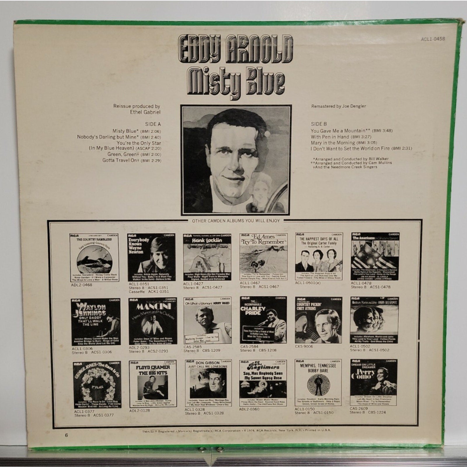 Eddy Arnold ‎– Misty Blue (Vinyl)