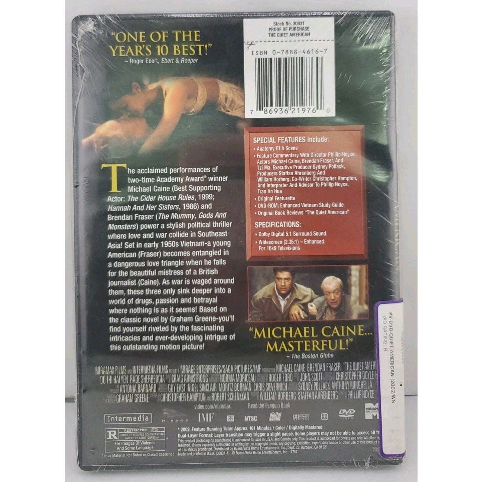 Quiet American (DVD, 2002) *Brand New*
