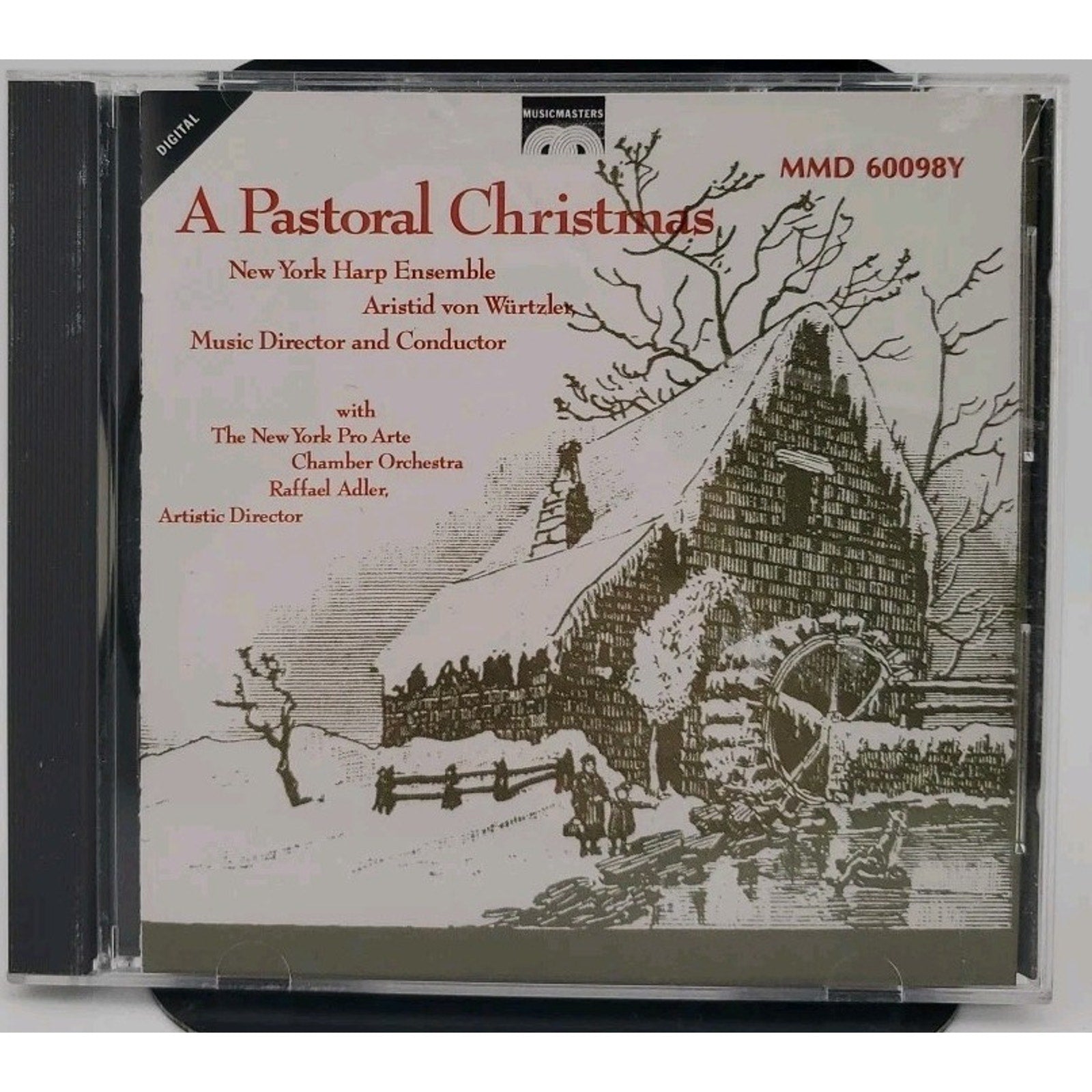 A Pastoral Christmas CD. MMD 60098Y New York Harp Ensemble Artists Von Wuttzler