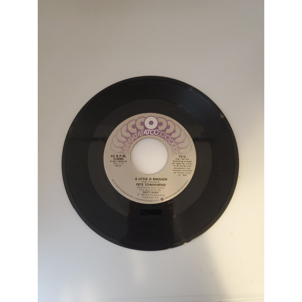 Pete Townsend A Little Is Enough (Record)