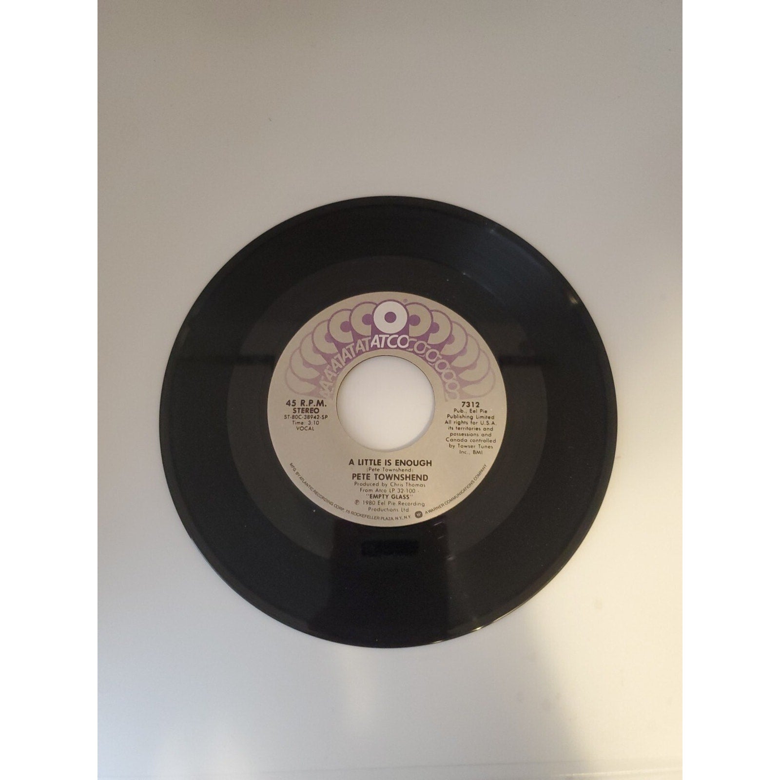 Pete Townsend A Little Is Enough (Record)