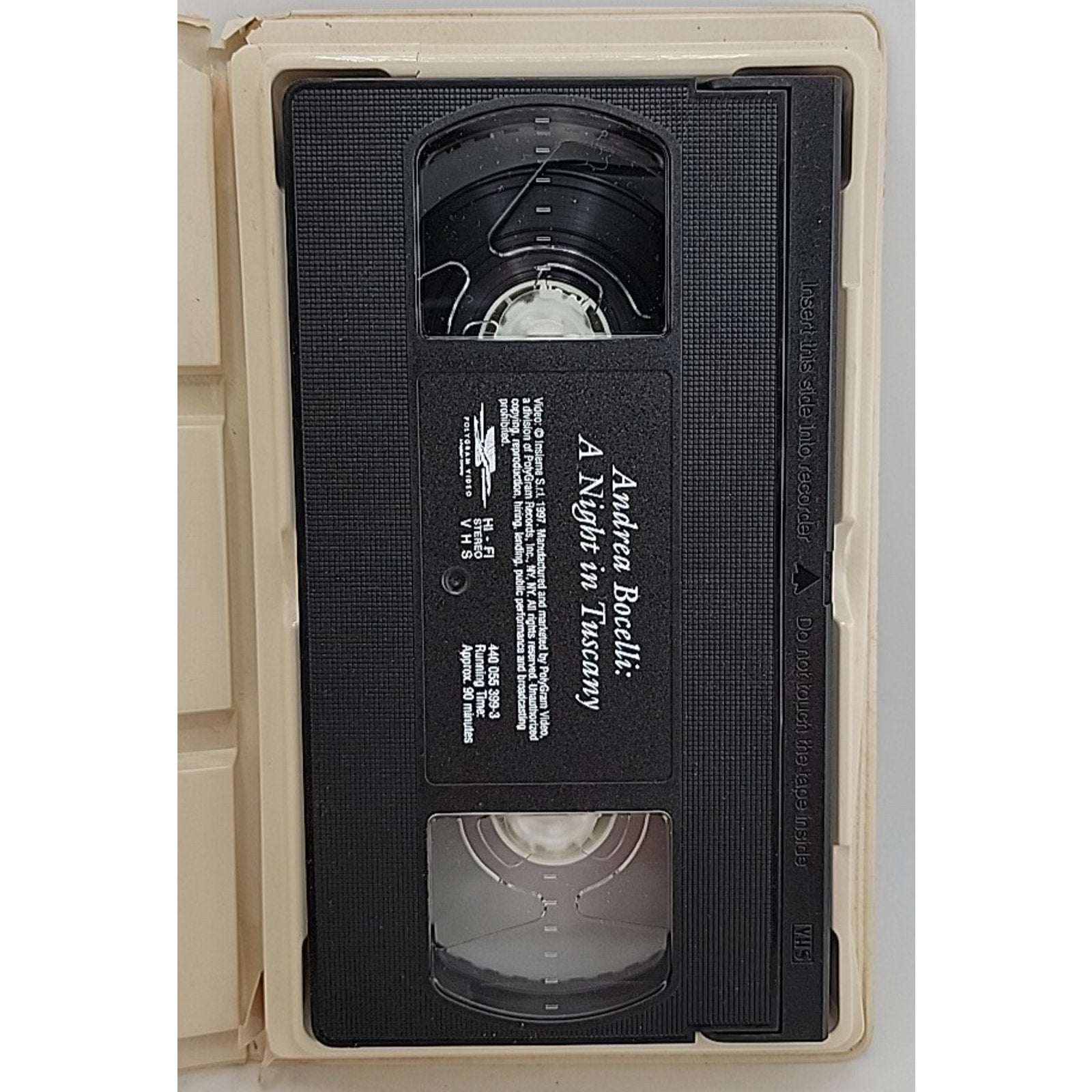 Andrea Bocelli - A Night in Tuscany (VHS, 1997, Clamshell)