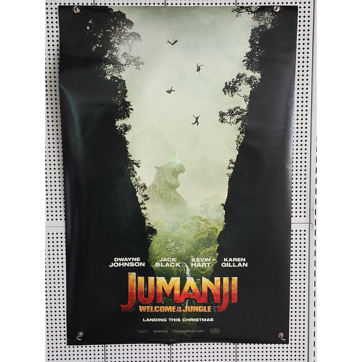 Jumanji Welcome to the Jungle 2017 DS 1-Sheet 27x40 Rolled Poster Dwayne Johnson