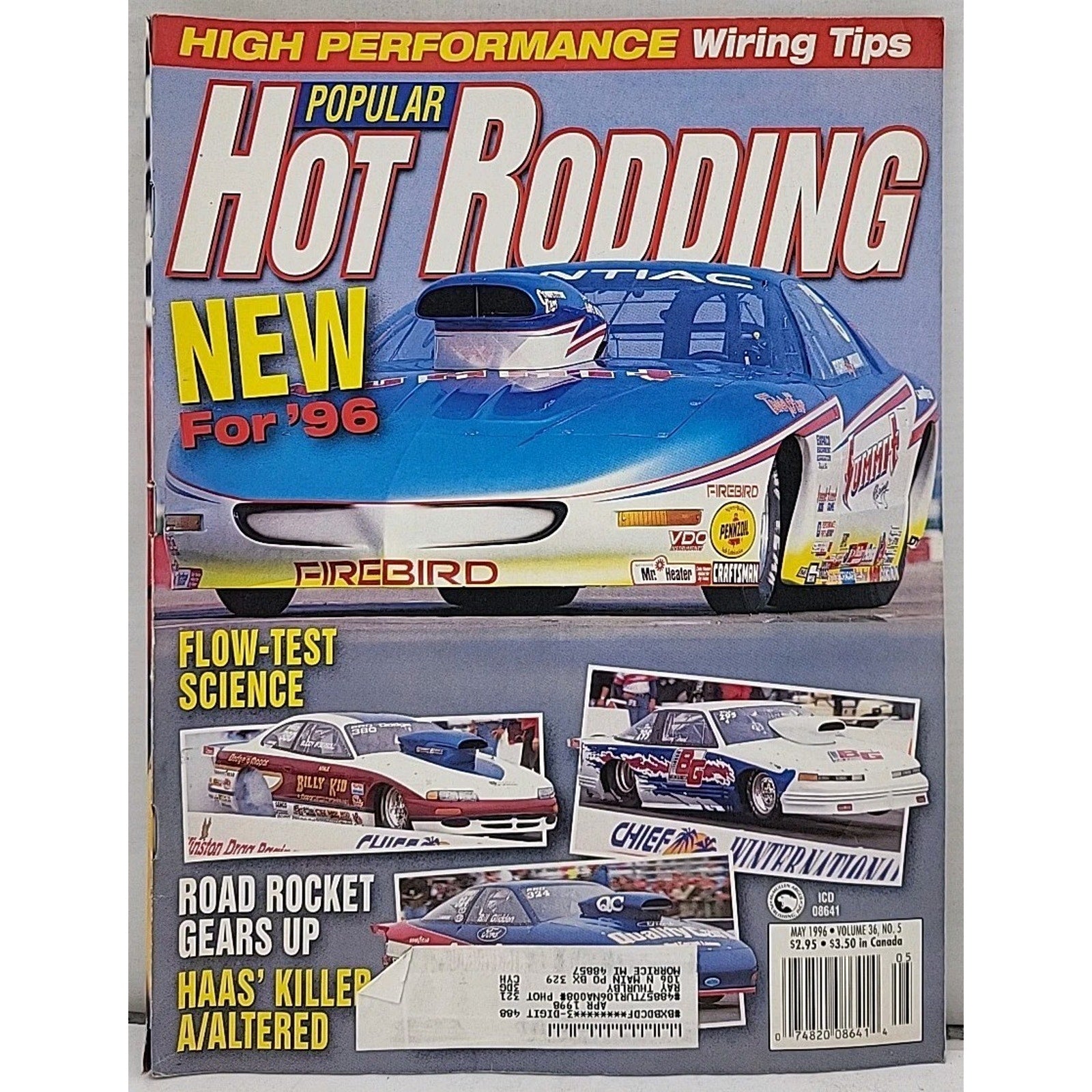 Popular Hot Rodding Magazine - May 1996 - Volume 36 No. 5