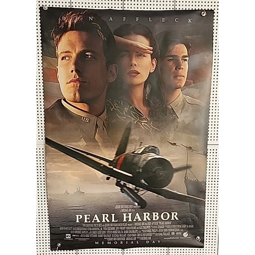 Pearl Harbor Original 2001 Double Sided Movie Poster 40" x 27" DS Ben Affleck
