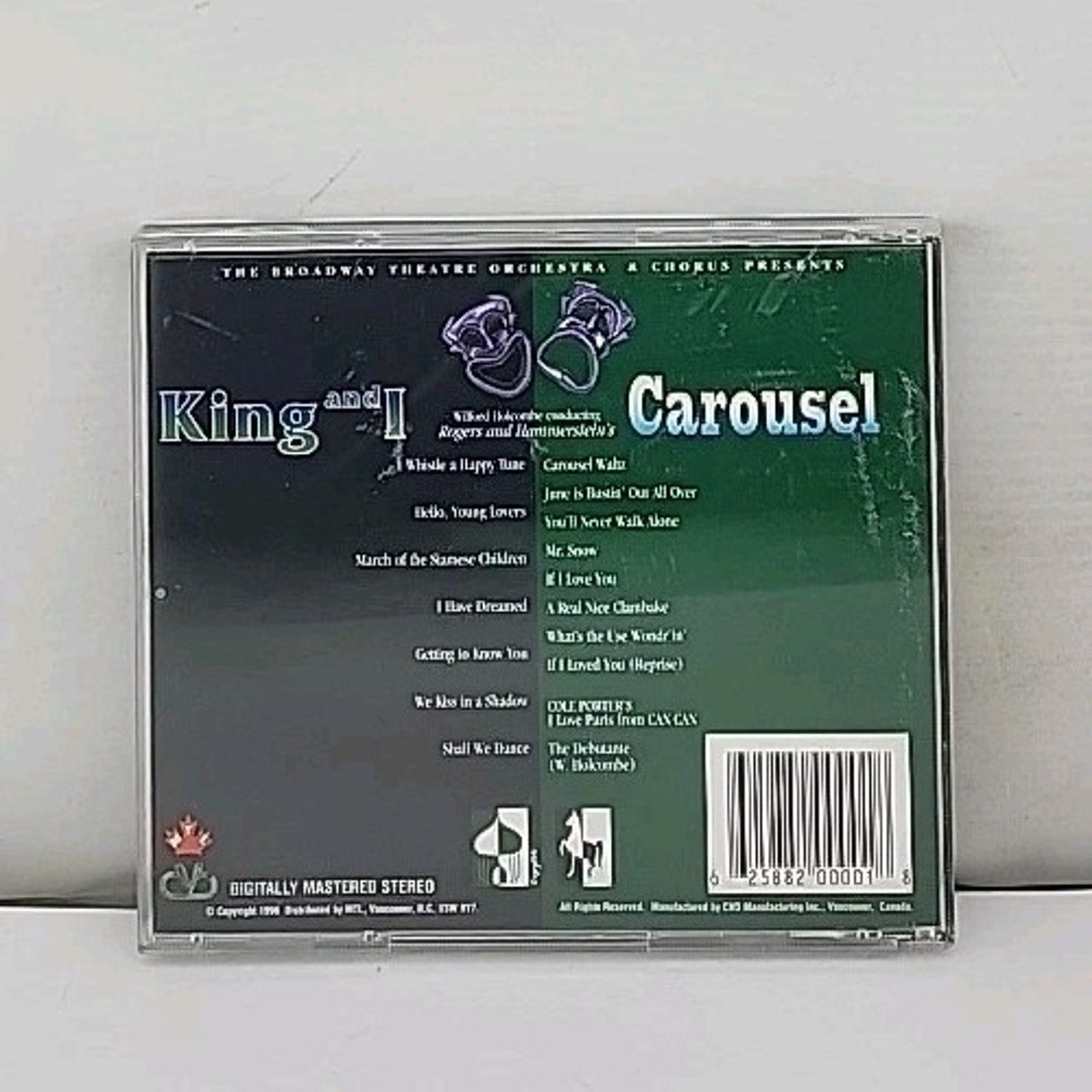 King & I Carousel CD Broadway Theater Orchestra