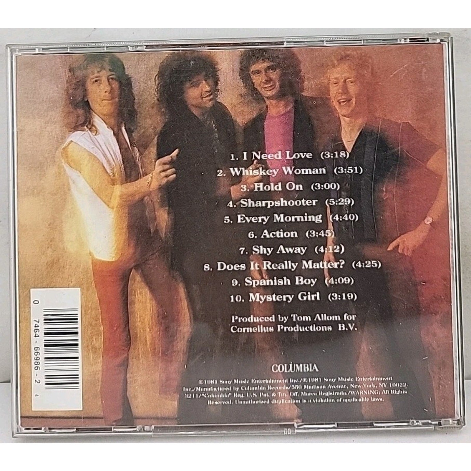Whitford/St. Holmes by Whitford St. Holmes (CD, Feb-1995, Sony Music...