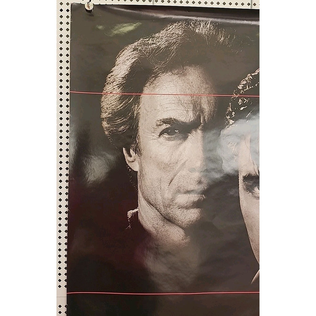 The Rookie Movie Poster 2 Sided Original 27x40 Clint Eastwood Charlie Sheen