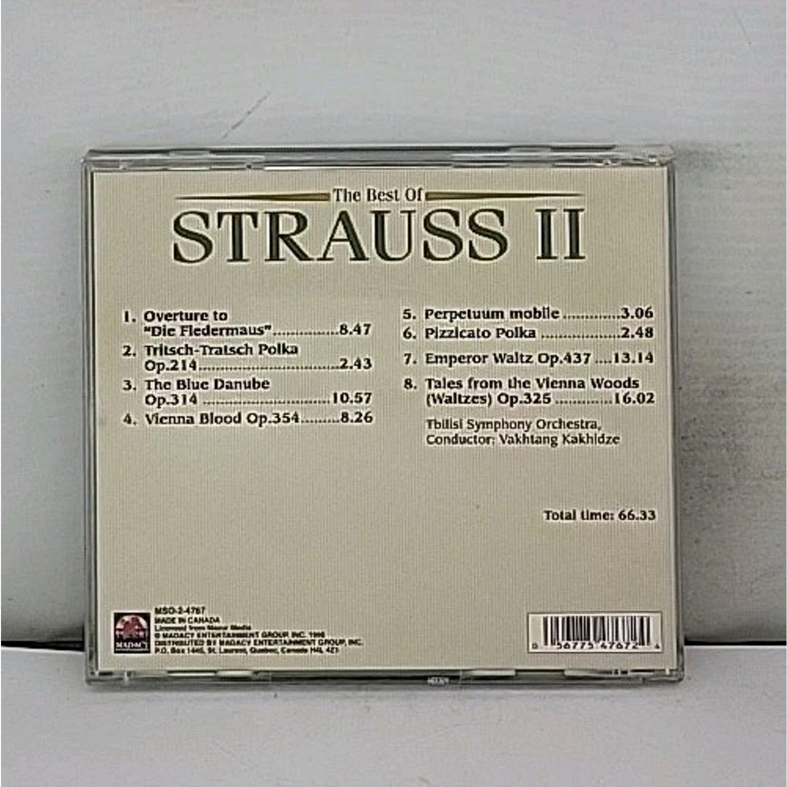 Best of Strauss by J. Strauss (CD, 1999)