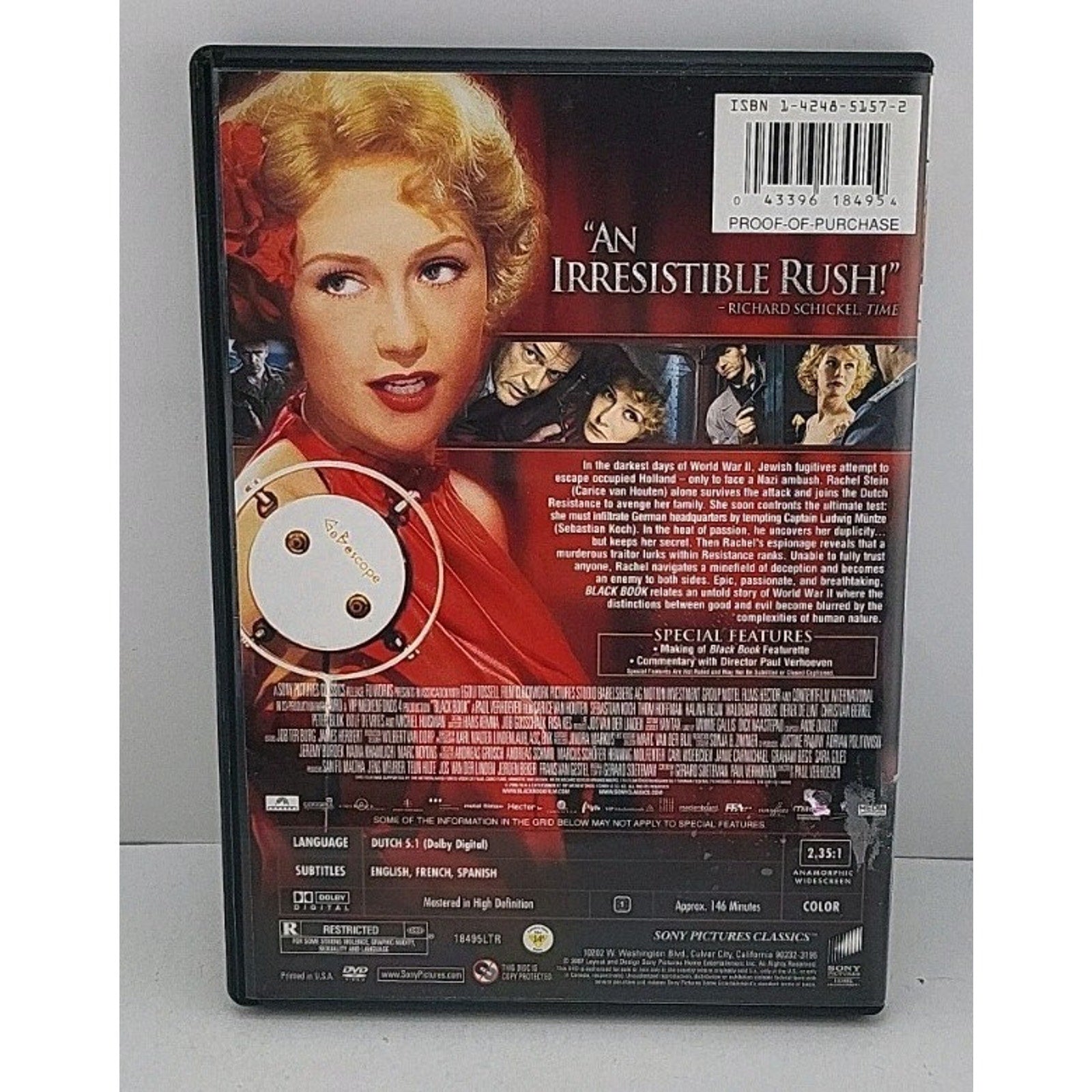 Black Book (DVD, 2007)