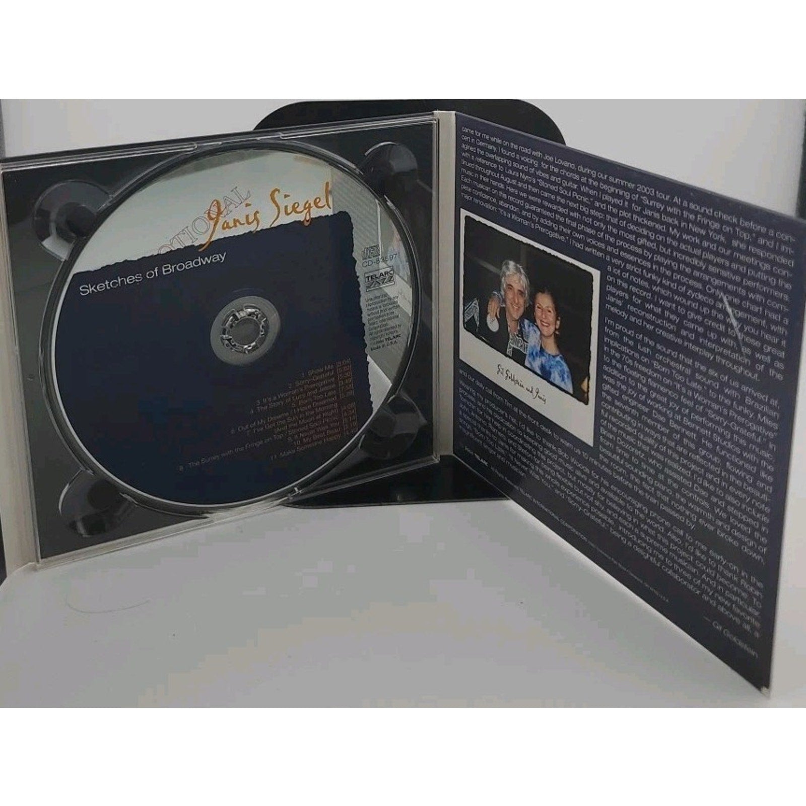Sketches of Broadway by Janis Siegel (CD, Apr-2004, Telarc Distribution)