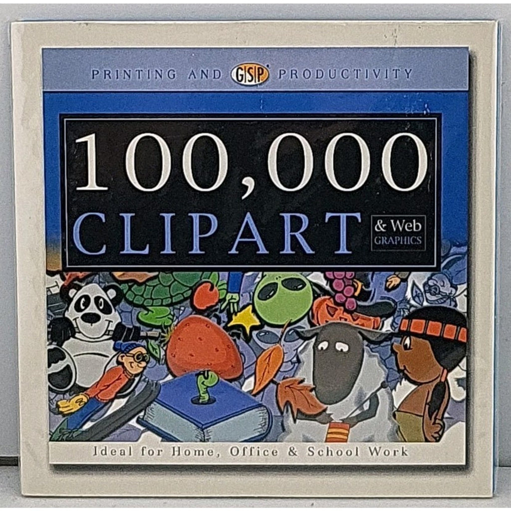 100,00 CLIP ART & WEB GRAPHICS - PC CD *Brand New*