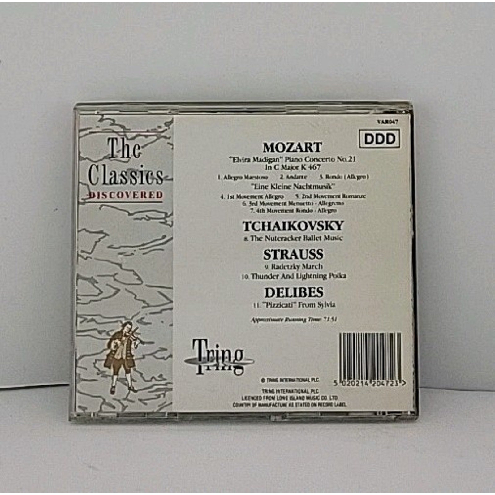 The Classics Discovered 7 Mozart, Tchaikovsky, Strauss, Delibes CD 1950