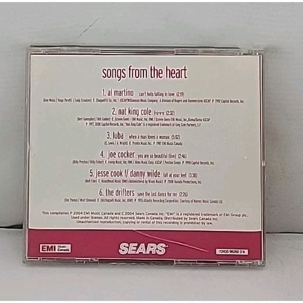 Sears Songs From The Heart CD